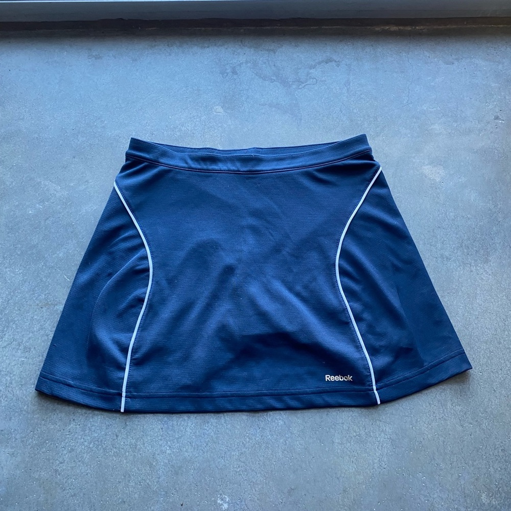 Reebok Dark Blue Skirt with White Trim